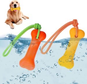Water Fetch Dog Pool Toys, Interactive Training Bumper for Water Retrieving Pool Floating Toys for Dogs