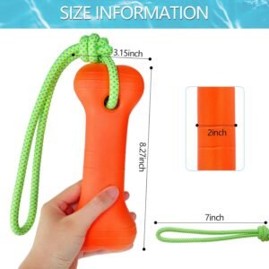 Water Fetch Dog Pool Toys, Interactive Training Bumper for Water Retrieving Pool Floating Toys for Dogs - Image 4
