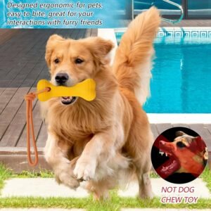 Water Fetch Dog Pool Toys, Interactive Training Bumper for Water Retrieving Pool Floating Toys for Dogs - Image 3